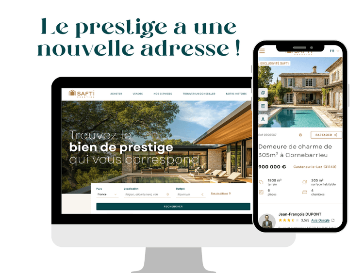 SAFTI Prestige : un nouvel univers dédié à l’immobilier d’exception